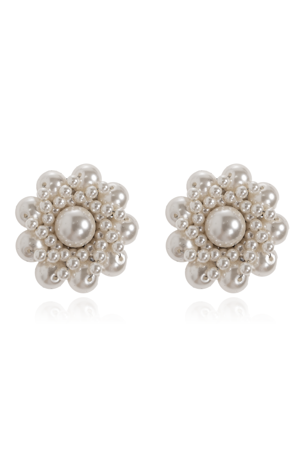 Clip-on pearl earrings od Alessandra Rich