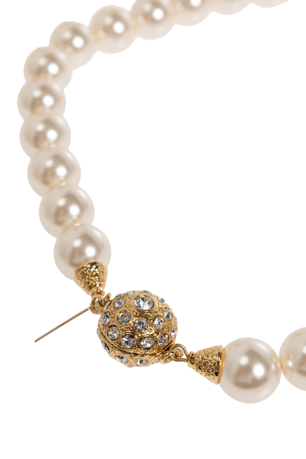 Alessandra Rich Collar de perlas