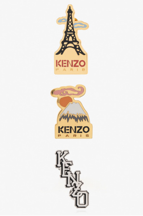 Set of three branded pins od Kenzo