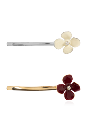 Two hair clips