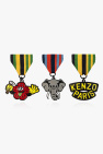 Kenzo MULTICOLOUR Set of 3 pins