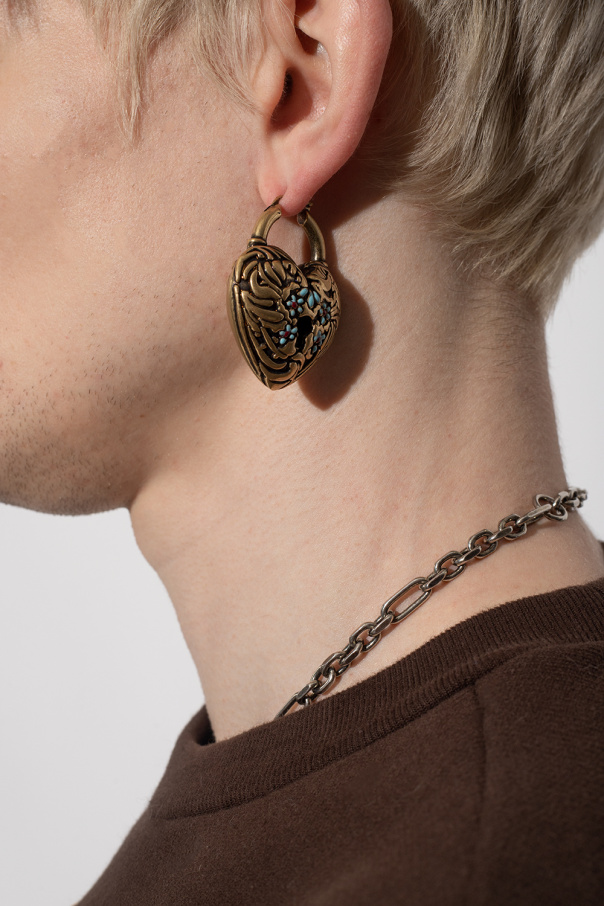 Acne Studios Heart-shaped earrings