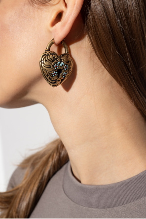 Heart-shaped earrings od Acne Studios