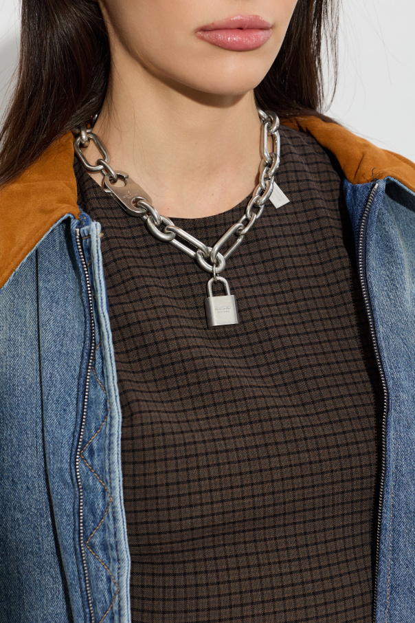 Acne Studios Necklace with decorative pendant
