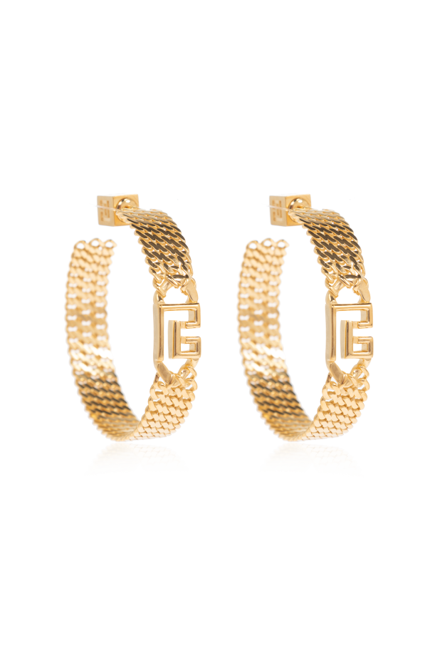 Brass earrings od Balmain