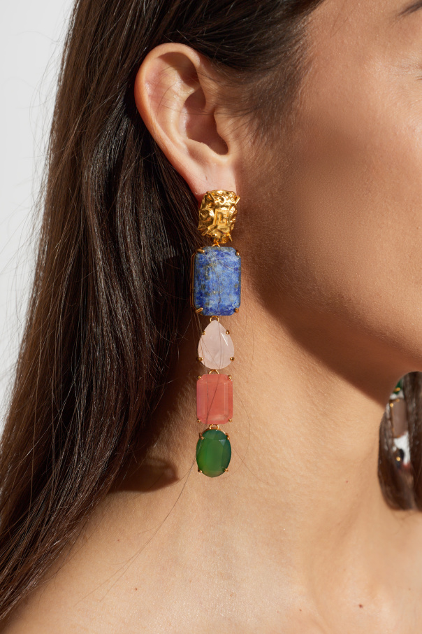 Balmain Clip-on earrings with stones