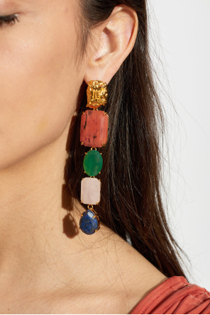 Balmain Clip-on earrings with stones