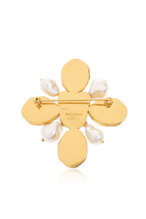 Balmain Brooch with pearls