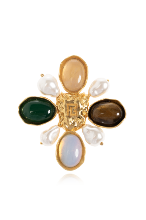 Brooch with pearls