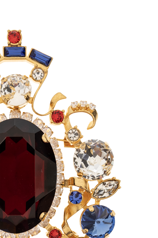 Balmain Brooch with shimmering crystals