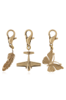 Golden Goose Pendants: butterfly, airplane, and feather