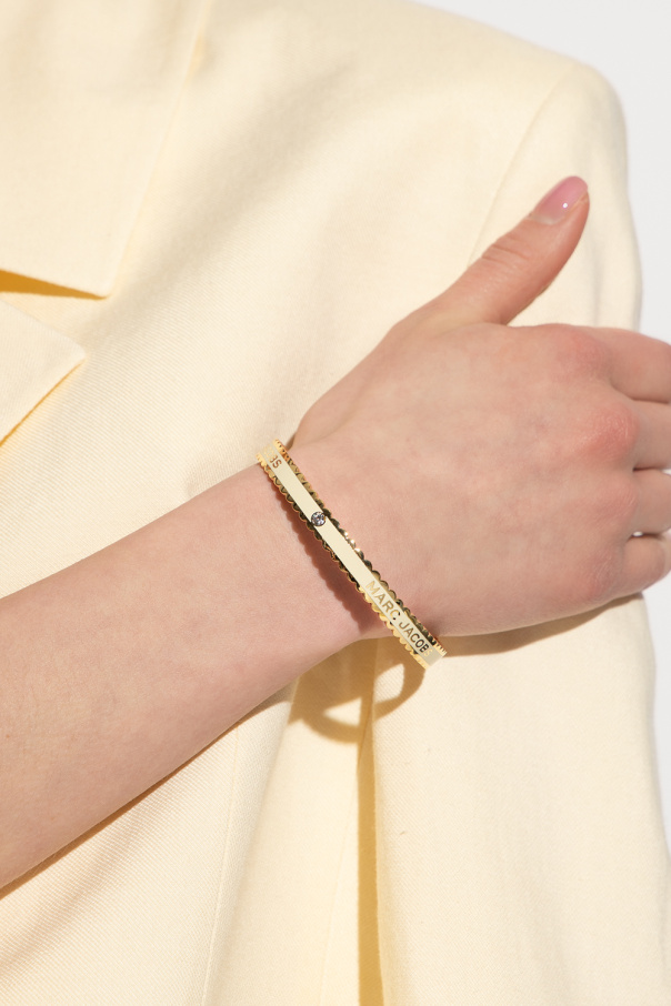Marc Jacobs Brass bracelet with logo