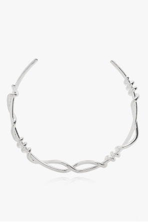 jil sander rolo chain sterling silver necklace