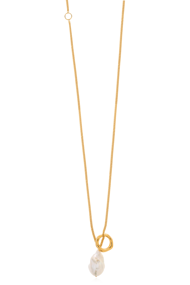 Brass necklace od JIL SANDER
