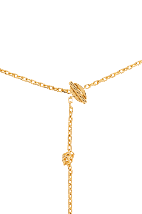 JIL SANDER Brass necklace