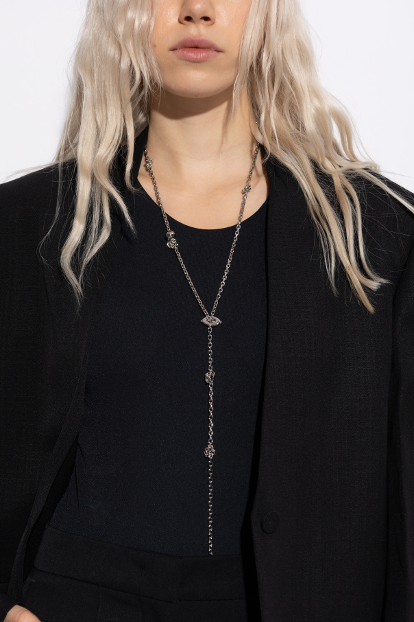 JIL SANDER Messing Halskette