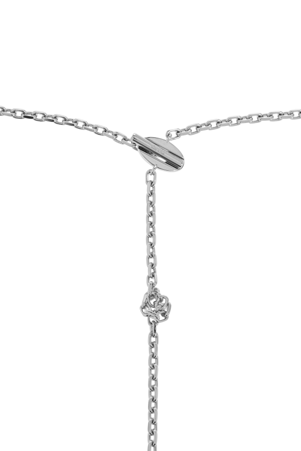 JIL SANDER Messing Halskette