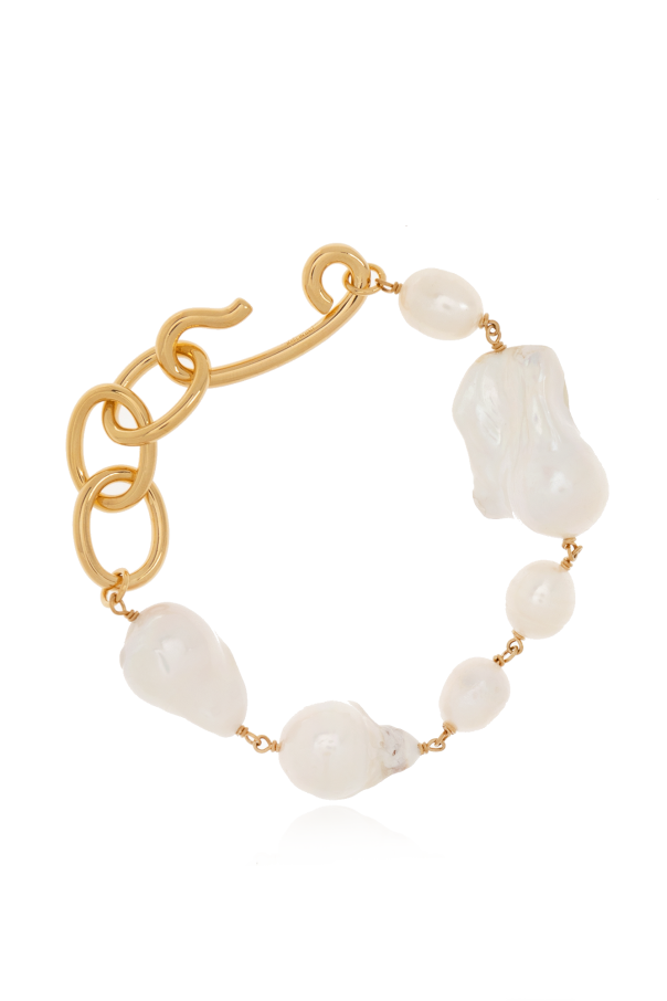 Pearl-embellished bracelet od JIL SANDER