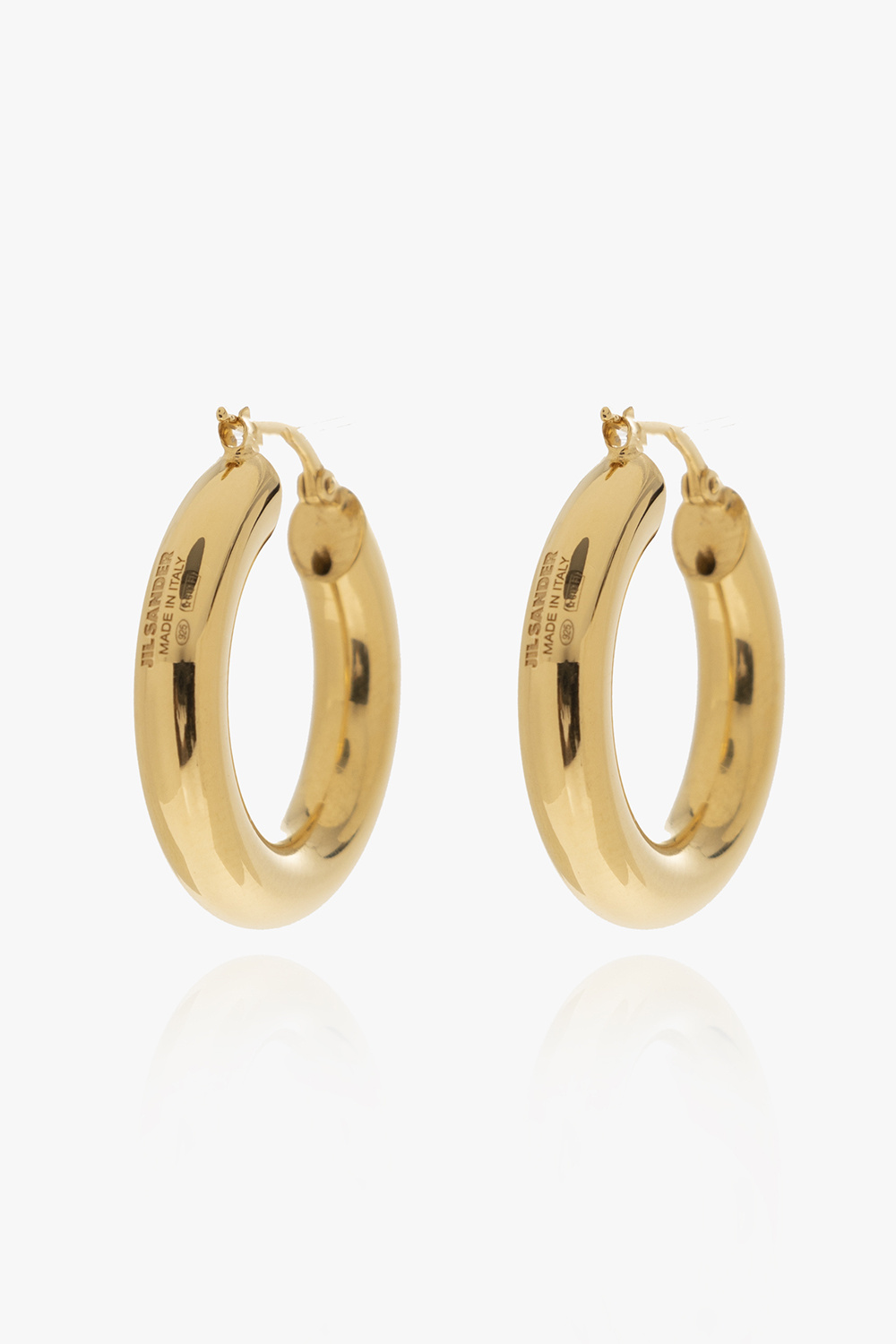 Hoop Earrings in Gold - Jil Sander