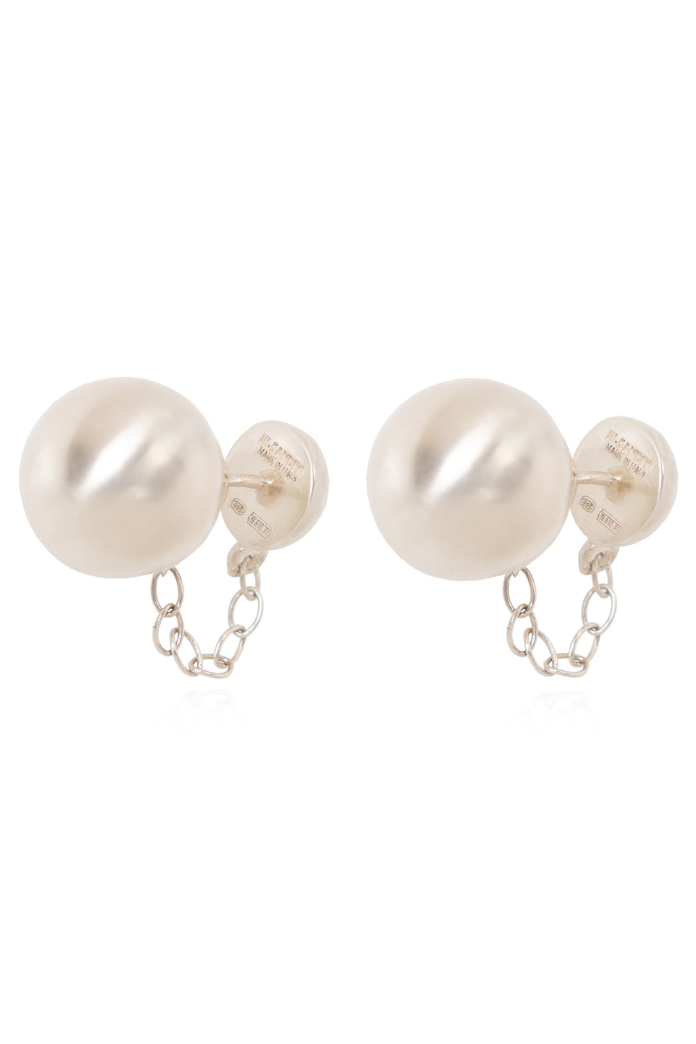 JIL SANDER Silver earrings