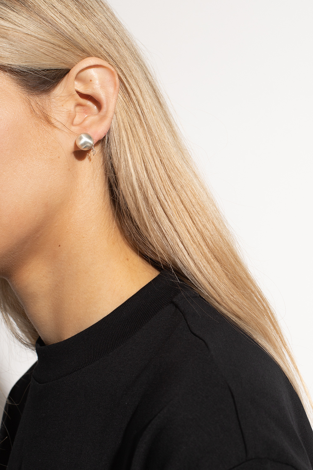 JIL SANDER Silver earrings