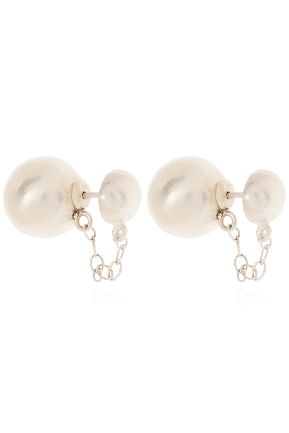 JIL SANDER Silver earrings