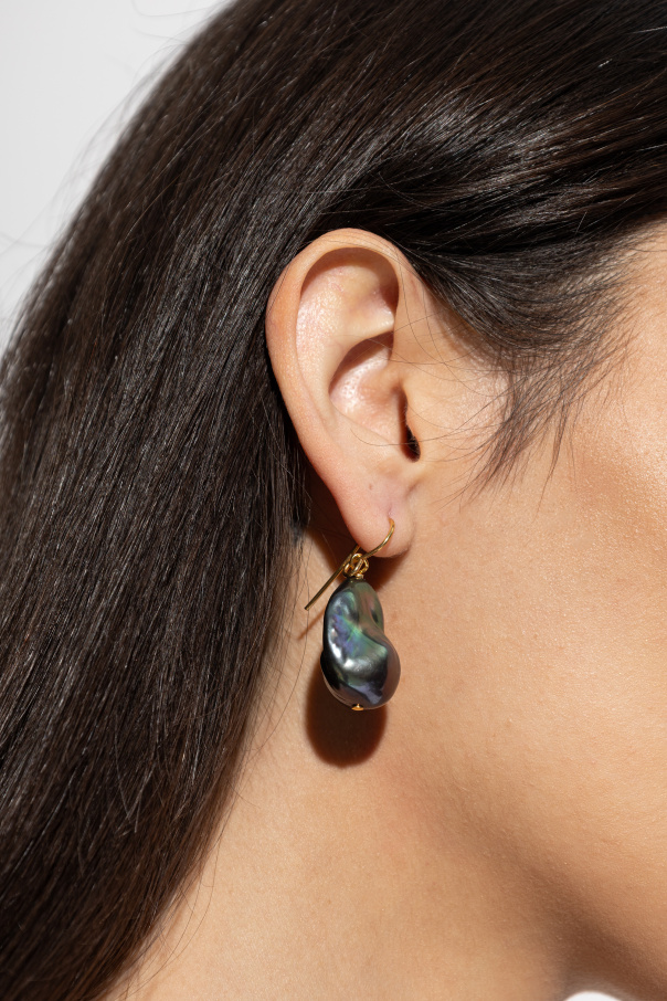JIL SANDER Pendientes con perlas