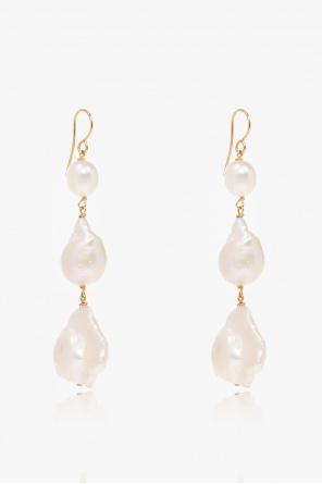 Pearl earrings od JIL SANDER