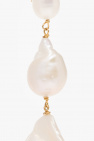 JIL SANDER cream Pearl earrings