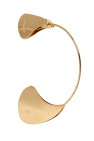JIL SANDER Brass earrings