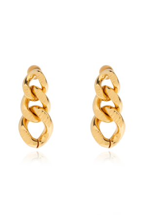Brass earrings. od JIL SANDER