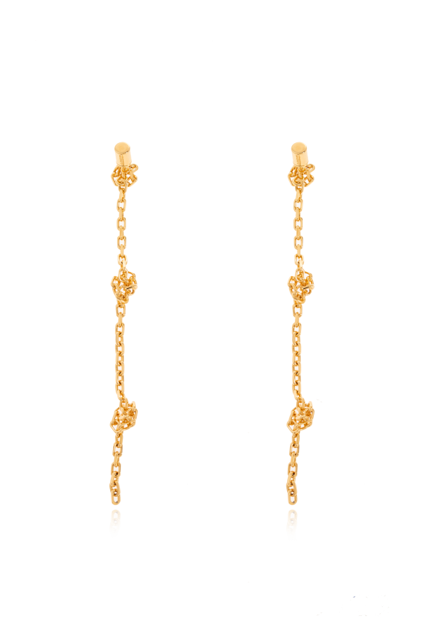 JIL SANDER Messing-Ohrringe