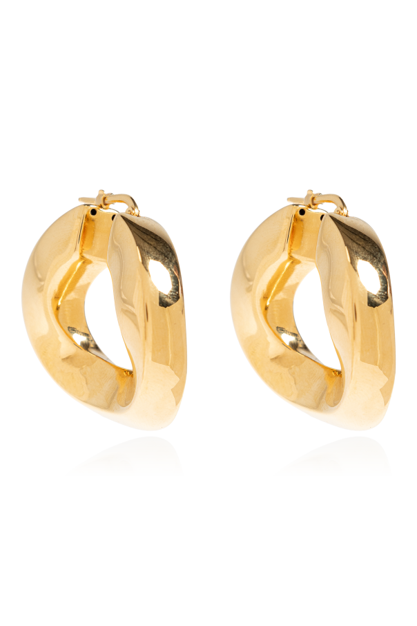 Earrings with engraved logo od JIL SANDER