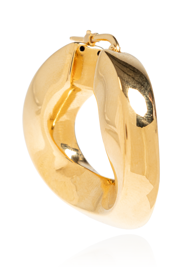 JIL SANDER Earrings with engraved logo