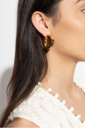 Earrings with engraved logo od JIL SANDER