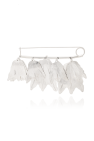 JIL SANDER Brooch with floral motif
