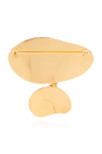 JIL SANDER Brass brooch