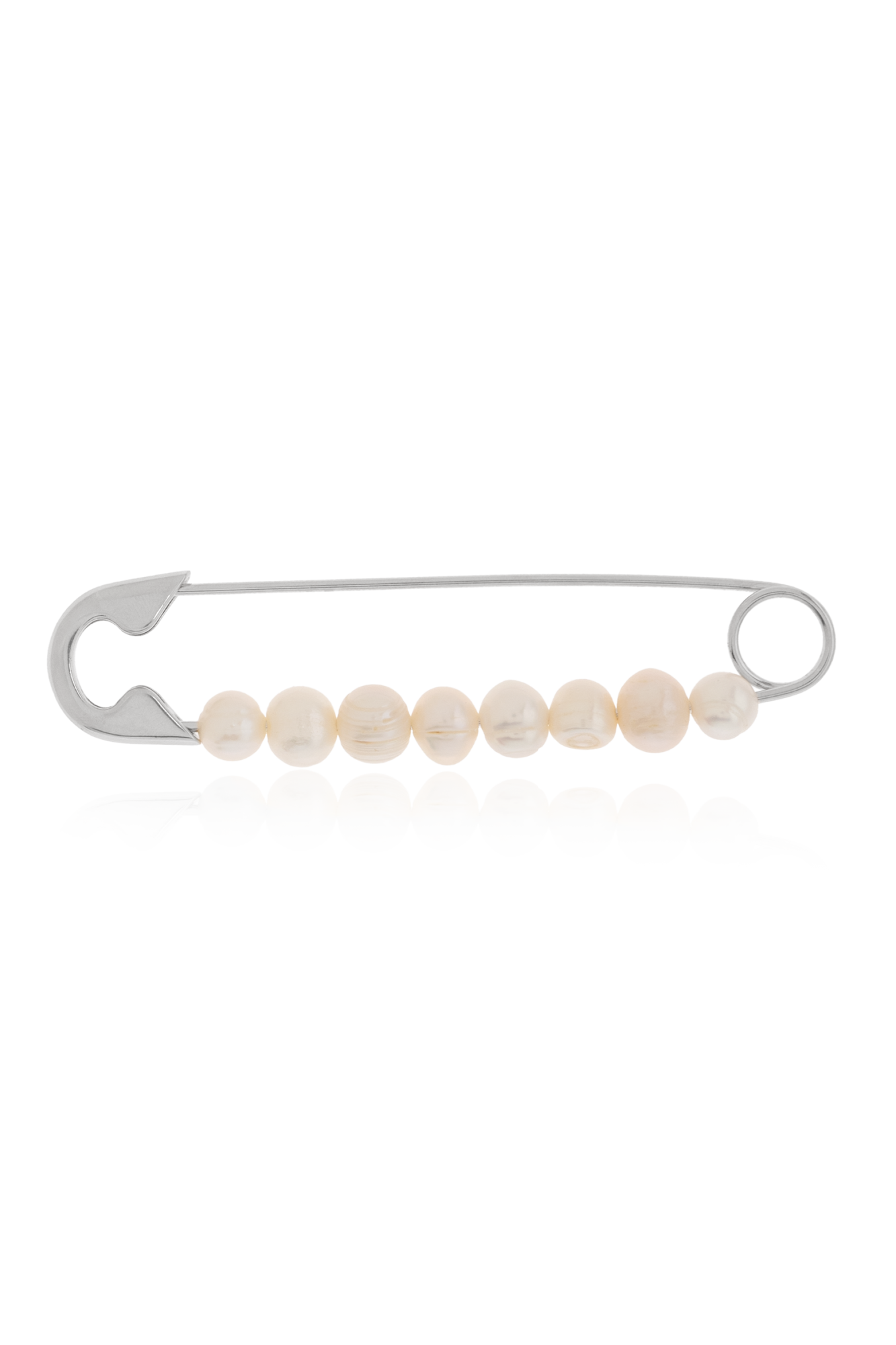 JIL SANDER Brooch with pearls