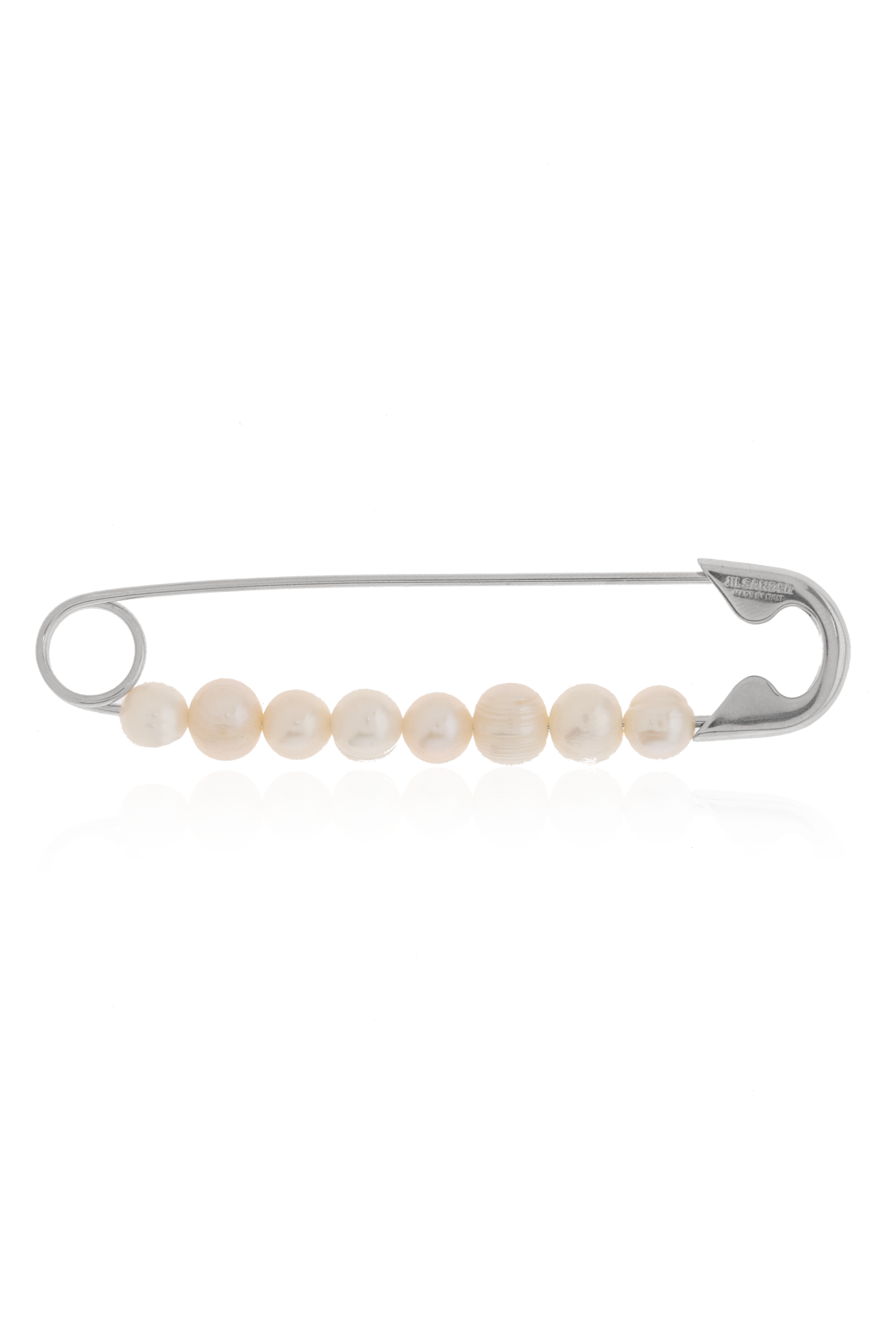 JIL SANDER Brooch with pearls