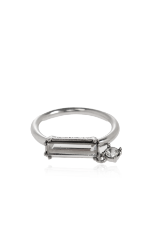 Anillo con cristales brillantes