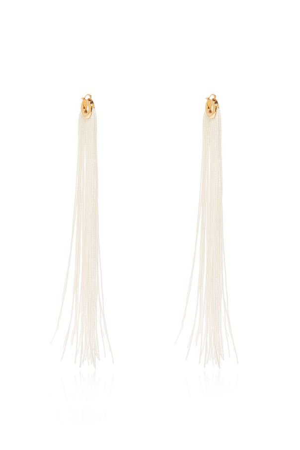 Earrings with long tassels od JIL SANDER