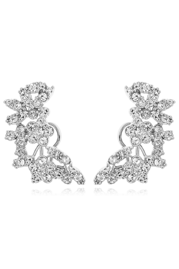 Brass earrings od JIL SANDER