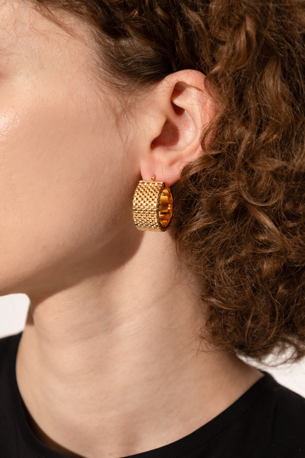 JIL SANDER Messing-Ohrringe