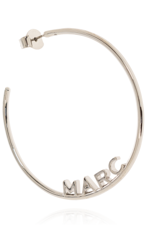 Marc Jacobs Mosiężne kolczyki z logo