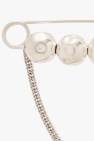 JIL SANDER Silver brooch