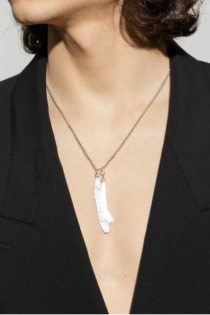 Silver necklace od JIL SANDER