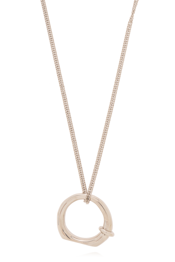 Brass necklace od JIL SANDER