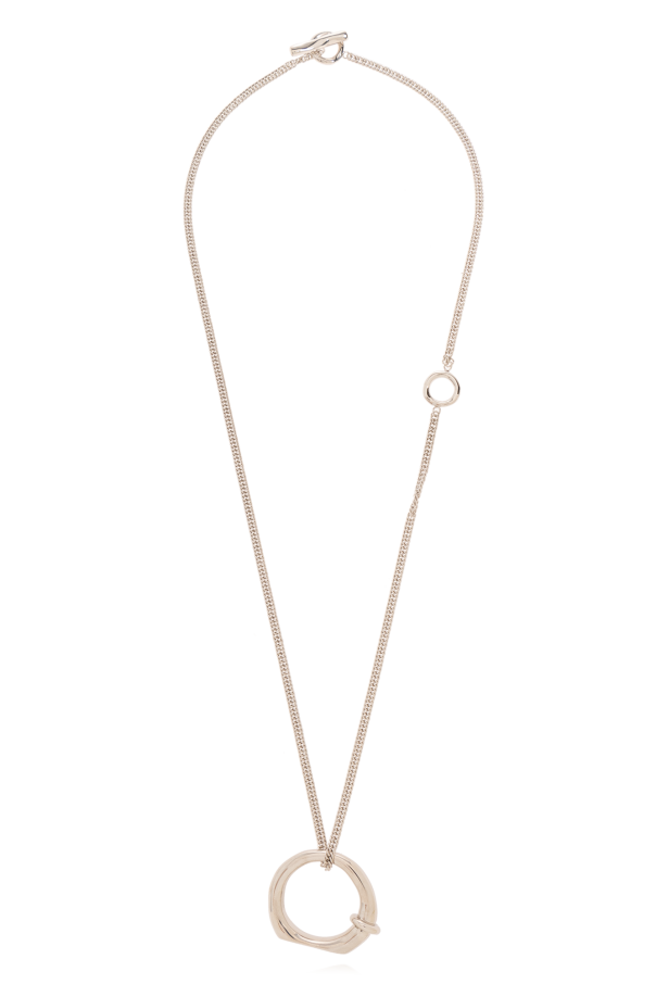 JIL SANDER Brass necklace