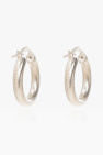 JIL SANDER SILVER Silver earrings