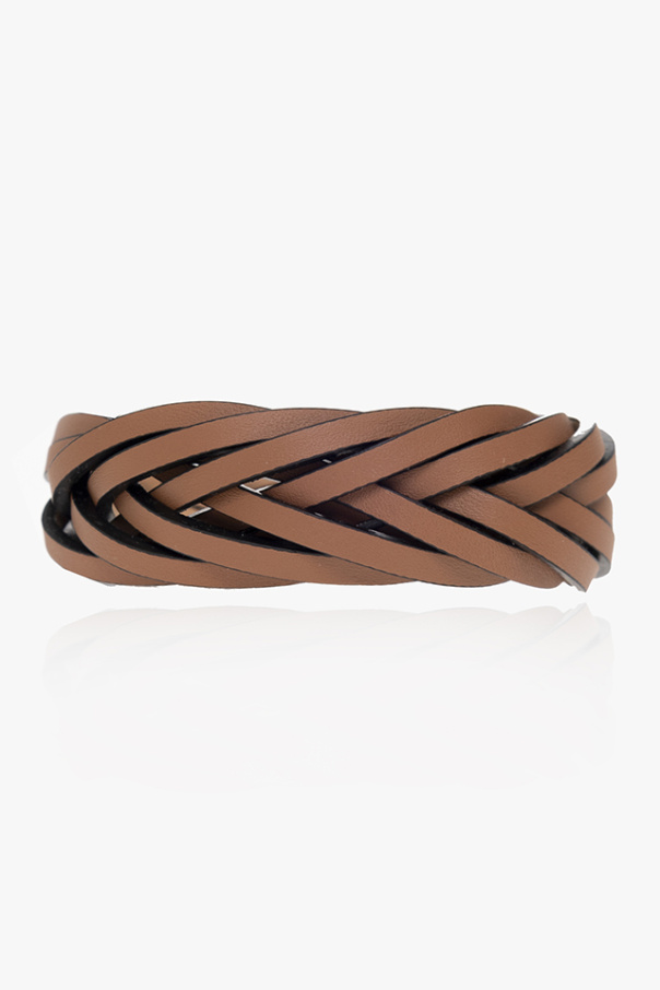 Loewe monogram Leather bracelet
